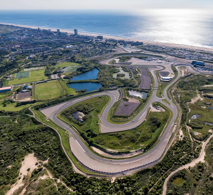 Circuit Zandvoort van boven